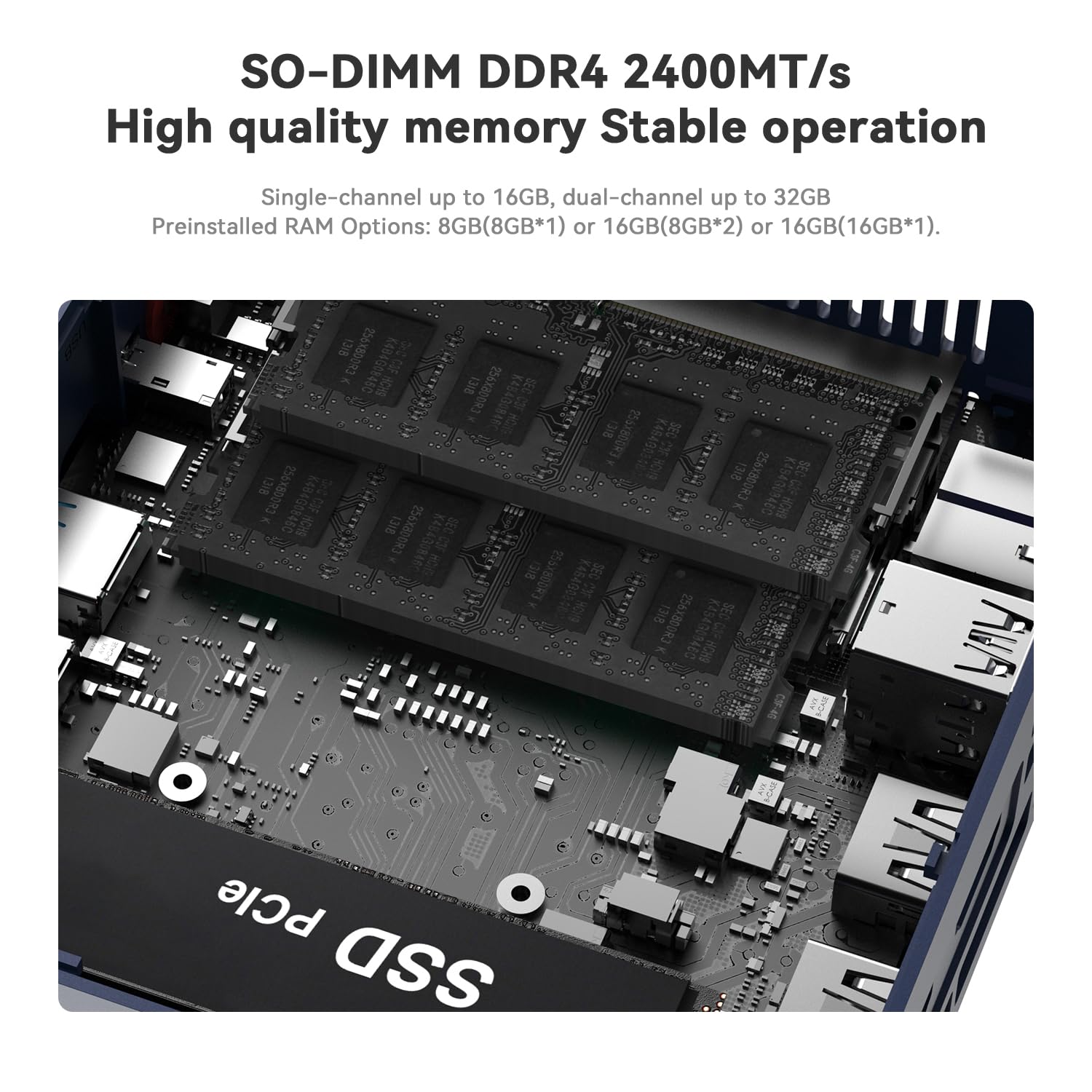 Amazon.co.jp: Beelink SER5 Mini PC AMD Ryzen 7 5800H (最大4.4GHz